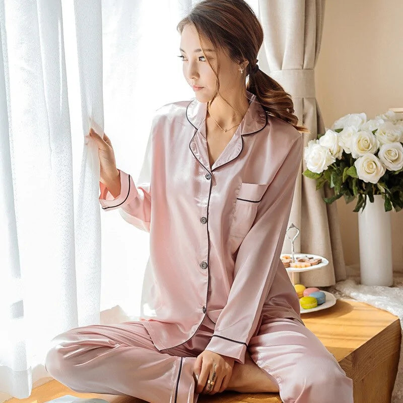 Women Silk Satin Pajamas  Perfect Gift  Voucher Sale